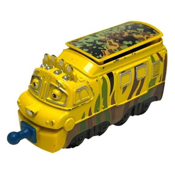 Thomas and Friends Die-Cast Chuggington Brewster Camouflage Train Toy - Picture 5 of 6
